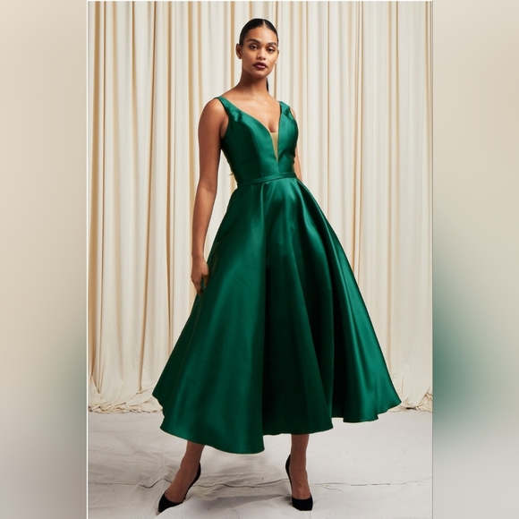 Red Ankle Length Formal Gown - Picture 2 of 5